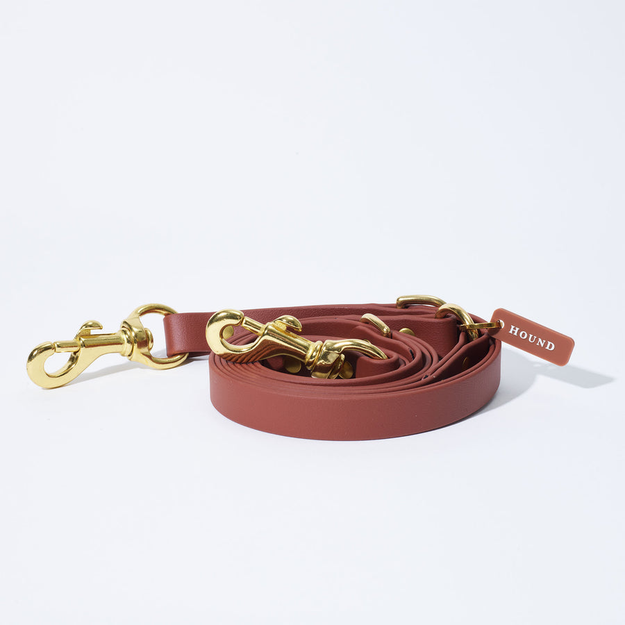 Waterproof Jellies Crossbody Leash - Saddle